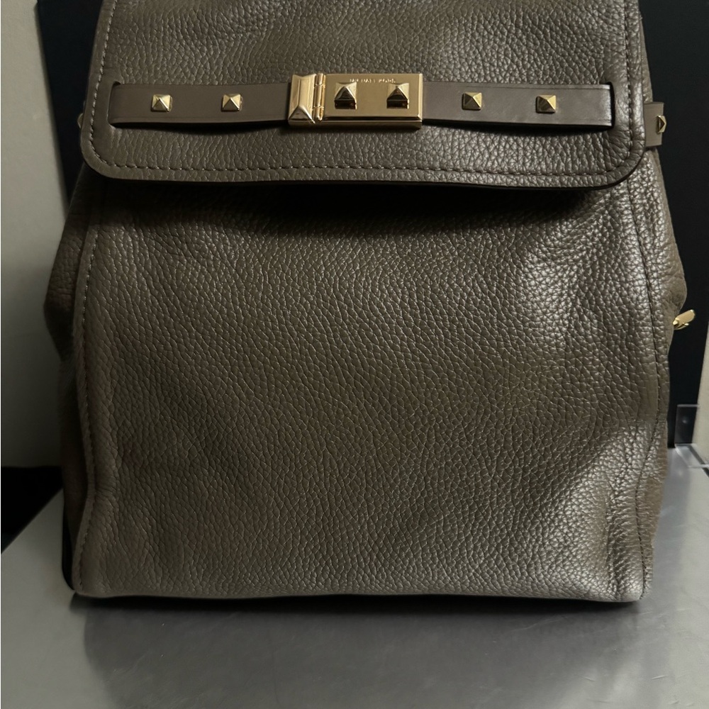 Michael Kor Pebbled Leather Backpack